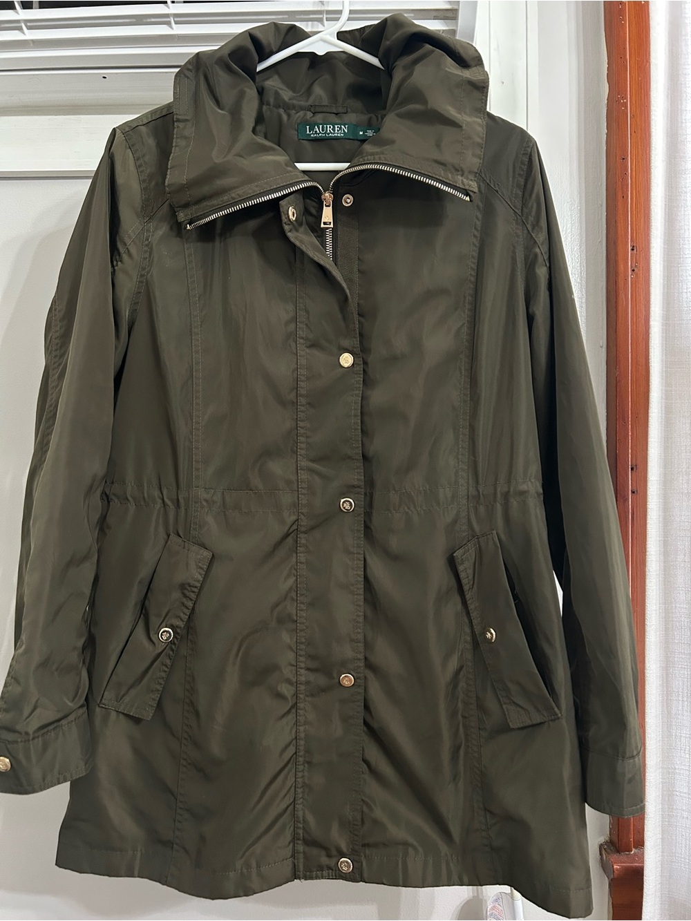 Lauren Ralph Lauren Dark Olive Utility Anorak Jacket